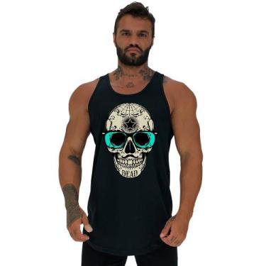 Imagem de Regata Longline Estampada Masculina MXD Conceito Caveira Popstar, Masc