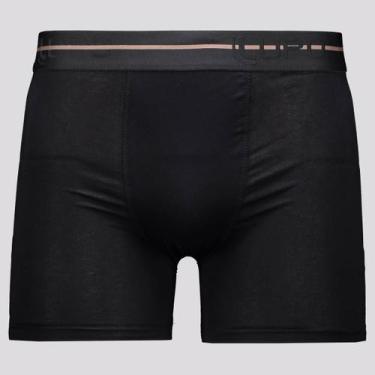 Imagem de Cueca Boxer Lupo Cotton Elastic Touch Preta, P