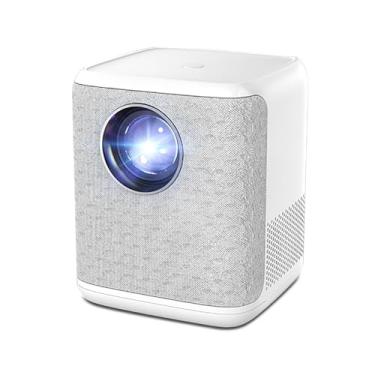 Imagem de Projetor 1080P com WiFi e Bluetooth, mini projetor de 250 ANSI Lumens, projetores de filmes portáteis com suporte a 4K e compatível com TV Stick/Phone/PC/Android