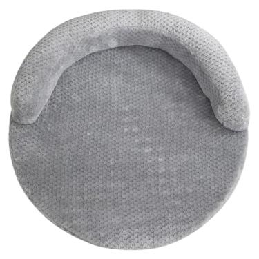 Imagem de WeiLaiKeQi Cama para pets, espaço de descanso, para cães e gatos, canil pequeno, sofá-cama cinza