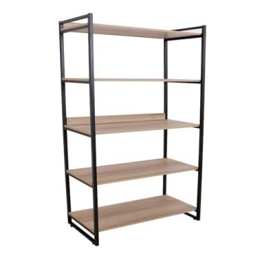 Imagem de Estante City Estilo Industrial L 800/a 1870 Preto/Amadeirado