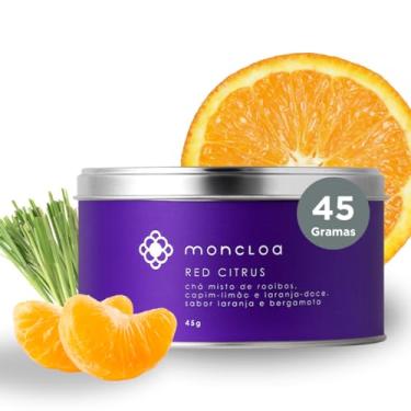 Imagem de Moncloa | Chá Rooibos Red Citrus Lata 45g | Sem Cafeína | Auxilia na Hidratação | Rico...