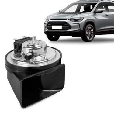Imagem de Buzina Automotiva Fiamm Tracker 2020 A 2024 Am80Sx L Conector Uscar Grave 12V Caracol 2 Terminais