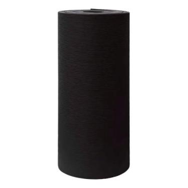 Imagem de Passadeira Piso Antiderrapante Emborrachado 2m X 1,30m - Kapazi, Preto