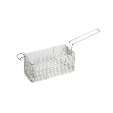 Imagem de Peneira Cesto para Fritura 24x11x10 Malha Fechada Inox - JETFERR, 24x1