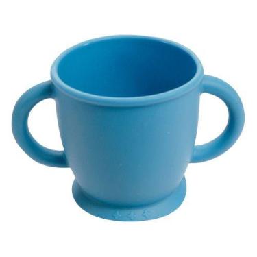 Imagem de Copo Infantil Em Silicone 280 Ml Azul Moda Do Chef