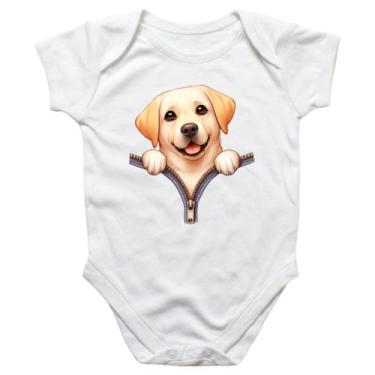 Imagem de Body intantil Golden Retriever no Ziper - Alearts, GG