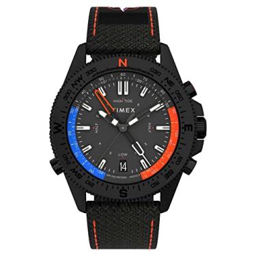 Imagem de Timex Relógio masculino Expedition North Tide-Temp-Compass 43 mm, Preto/Preto/Metálico, Moderno