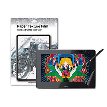 Imagem de Green Onions Supply Protetor de tela de textura de papel para Wacom Cintiq Pro 13 esboço de tela de papel/antirreflexo/fosco/feito no Japão/resistente a arranhões/PET [1 pacote]