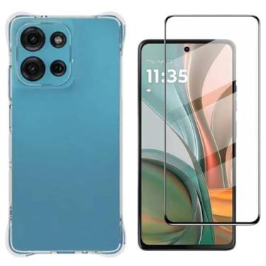 Imagem de Kit Capa Anti Impacto e Película de Vidro 3D Para Moto G75 5G - Phone Palace