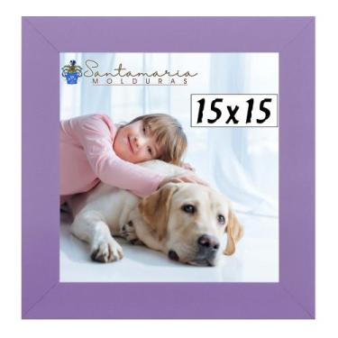 Imagem de Porta Retrado Molduras 15x15 Lilás - Santamaria Molduras