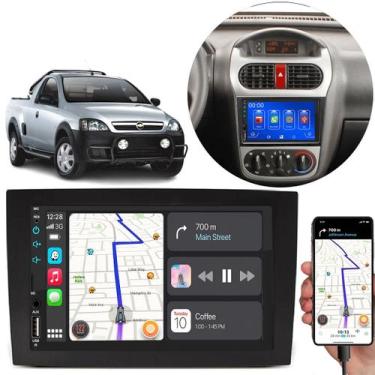 Imagem de Kit Multimidia Chevrolet Montana 2002 a 2012 Mp5 7 Pol Android Auto Ca