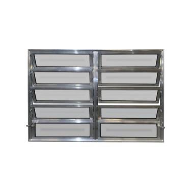 Imagem de Vitro Basculante 100X150 Brilhante 2 Seções Linha 25 Jade - Brecorimo