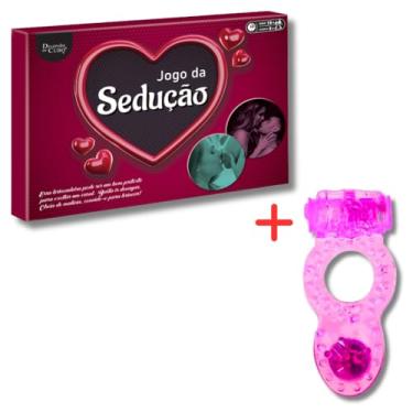 Imagem de Kit Jogo Da Sedução + Plug Anal P + Anel Peniano Vibratório com Pérola - Sex Shop Sexshop Sexy Shop (Jogo + Anel Peniano)