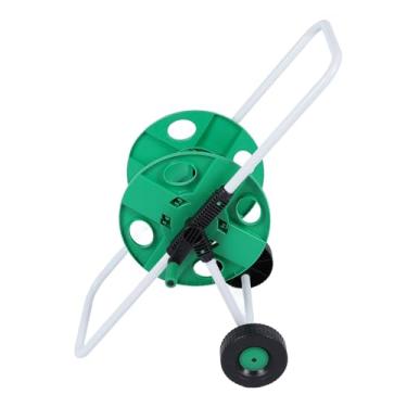 Imagem de Rolo de Mangueira para Fora, Bobinas de Mangueira para o Carrinho de Armazenamento de Mangueira de Mangueira de Mão Externa Com Rodas Carrinho de Mangueira de Mangueira de água