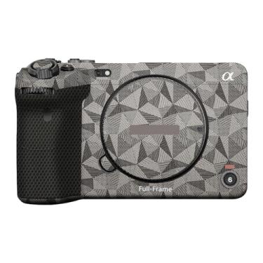 Imagem de JERXTTON Película protetora premium para câmera premium antirarranhões para Sony FX3 ILME-FX3 (titânio triangular)