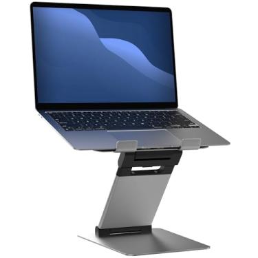 Imagem de Suporte de mesa dobrável com altura ajustável para laptops