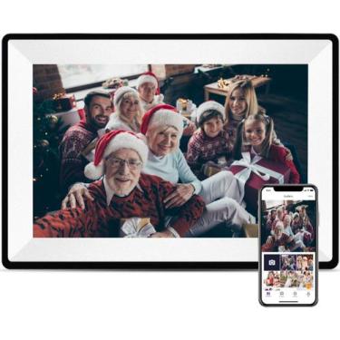 Imagem de Porta-Retratos Digital Uhale 10.1" WiFi - 16GB de Memória HD