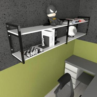 Imagem de Prateleira industrial moveis escritorio quarto estante infantil planta