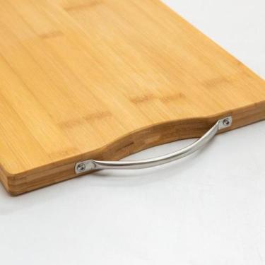 Imagem de Tabua de corte legumes carne bambu com alça 24x34x1,8cm - CASITA