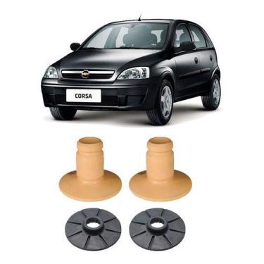 Imagem de 2 Kit Batente Suspensão Traseira Corsa 2002 2003 2004 2005 - QualyKits
