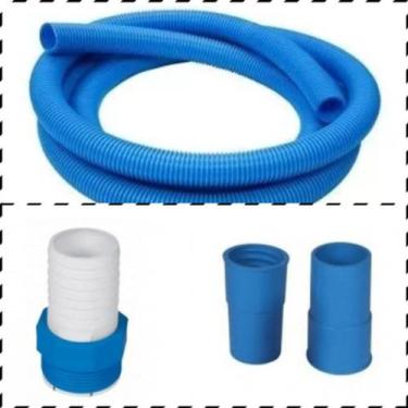 Imagem de Kit Aspiração Para Piscinas 10mts Mangueira Ecológica 38mm - AZULFLEX