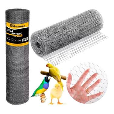 Imagem de Tela Pinteiro Galvanizada Fio 24 x 1" The Black Tools, 1M X 50M