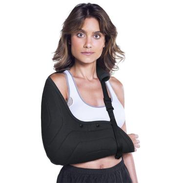 Imagem de Tipoia Velpeau Estof Bilateral Preto Tamanho Médio Ksn027