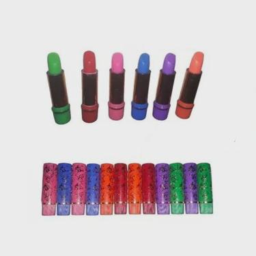 Imagem de Batom Mágico 24 Horas Bella Femme Muda De Cor c/ 12 und