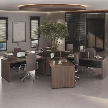 Imagem de Conjunto Executivo Tamburato 6 Mesas 1600