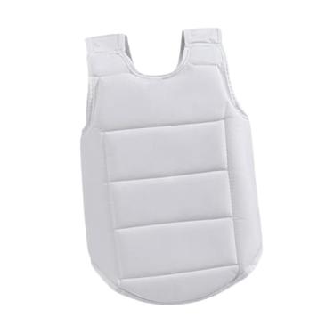 Imagem de Colaxi Protetor de tórax de karatê, colete de taekwondo, almofada de proteção da barriga superior, blindagem de costela de proteção para muay thai , S