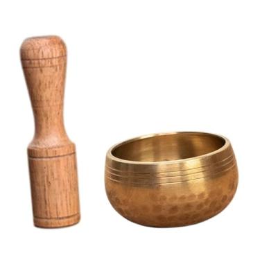 Imagem de menolana Tigelas tibetanas tigelas de canto tigela de ioga tigela de ioga bela tigela de som tibetana para membros da família budista, Type a