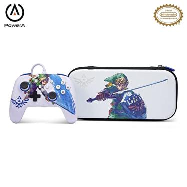 Imagem de PowerA Enhanced Wired Controller and Slim Case for Nintendo Switch - Master Sword, Protective Case, Gaming Case, Gamepad, Game Controller, Wired Controller, Officially licensed