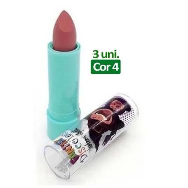 Imagem de Kit 3 Uni Batom Infantil Discoteen Maquiagem Make Crianças - Blessed, 