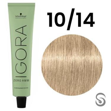 Imagem de Igora Zero Amm 10/14 Louro Ultraclaro Cinza Bege 60 ml - Schwarzkopf, 