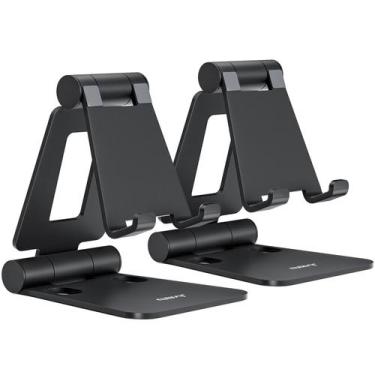 Imagem de Suporte de telefone Nulaxy A4 Dual Folding, pacote com 2 unidades, pre