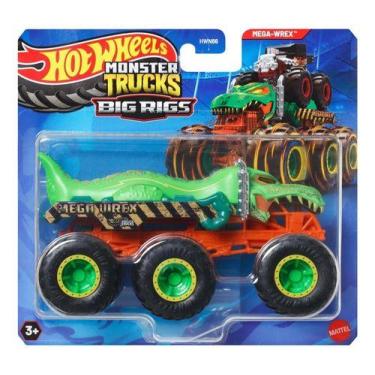 Imagem de Hot Wheels Caminhão Reboque Monster Trucks Mattel 1/64 Hwn86, Mega, Wr