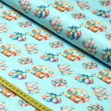 Imagem de Tecido Estampado Para Patchwork - Páscoa : Páscoa 60 (0,50x1,50) - Fab