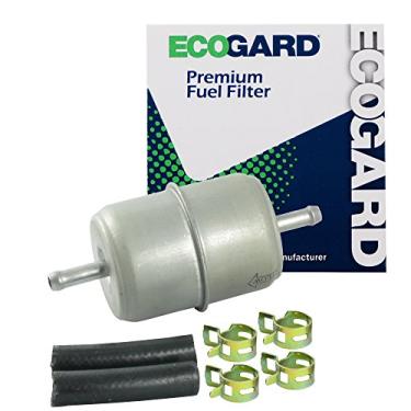 Imagem de ECOGARD XF33032 Filtro de combustível de motor pequeno – Linha de 1/4" ou 5/16" – Serve para cortadores de grama | tratores | geradores | ATVs e mais