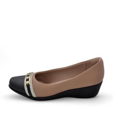 Imagem de Sapato Feminino Piccadilly Anabela REF: 143235 NAPA STRETCH-NAPA LUX L