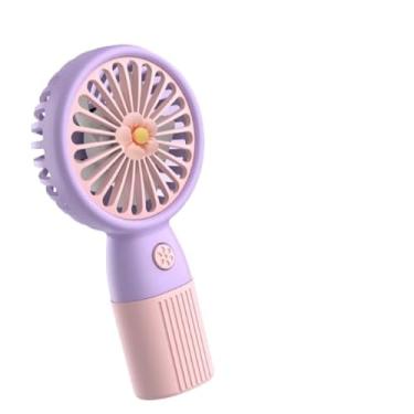 Imagem de Ventilador Portátil Recarregável Bateria Silencioso Turbo (Rosa)