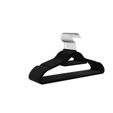 Imagem de Kit Cabides Veludo Para Roupas Adulto 30 Unidades Fino Resistente(KIT 20 CABIDES)