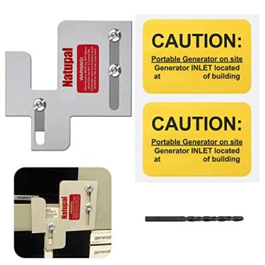 Imagem de Kit de interloque de gerador compatível com kit de interloque de martelo para painéis da série BR 150 e 200 amp, espaçamento de 3,8 cm entre o disjuntor principal e o ramo