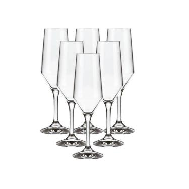 Imagem de Jogo 6 Taças Buffet Champanhe 186 ml J708 Nadir Figueiredo
