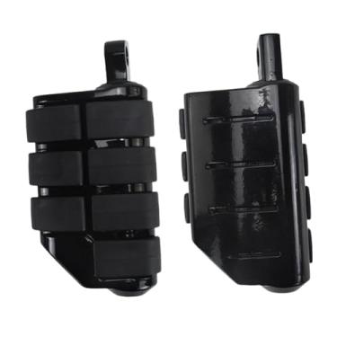 Imagem de menolana Apoios para os pés de motocicleta, protetores de motor, apoios para os pés de estrada, substituições, peças de reposição de modificação, para, Preto