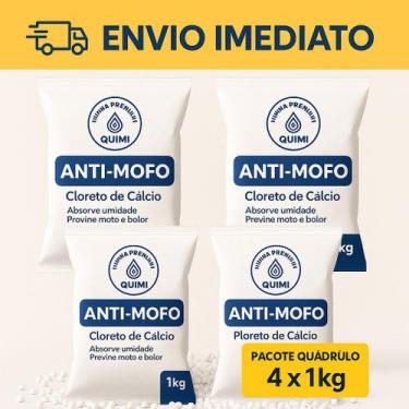 Imagem de Anti Mofo Puro (cloreto de cálcio) - Desumificador e Tira Odor Guarda 