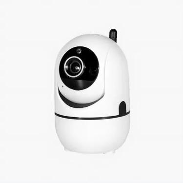 Imagem de Câmera IP WiFi 1080p Babá Eletrônica com Visão Noturna, Detecção de Movimento e Giro