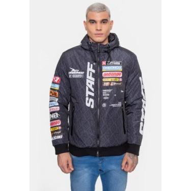 Imagem de Jaqueta Onbongo Staff Preta Masculina Estilo Urbano, P, Preto