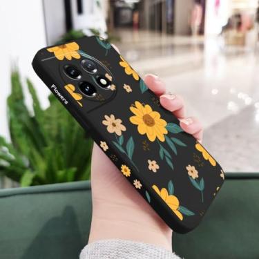 Imagem de Capa de silicone líquido para OnePlus 7 Pro 5G, preta, para OnePlus 7 Pro, 12R, 11R, 10R, 10T, 9R, 9RT, 9T, 8T, 7T Pro