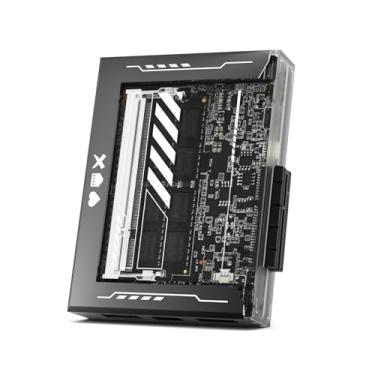 Imagem de ZimaBlade 7700 Mini Servidor x86 com CasaOS, 16GB RAM e 32GB eMMC, Quad-Core, Sem Ventoinha, Baixo Consumo, Ideal para DIY NAS, Mídia e Nuvem Pessoal